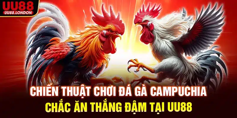 Chiến thuật chơi đá gà Campuchia chắc ăn thắng đậm tại UU88