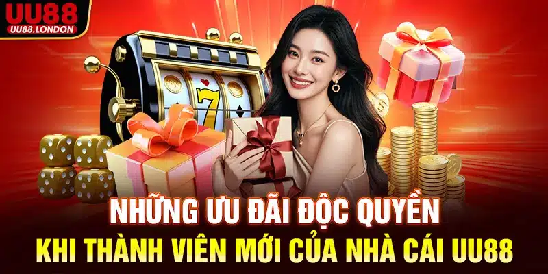 Những ưu đãi độc quyền khi thành viên mới của nhà cái UU88