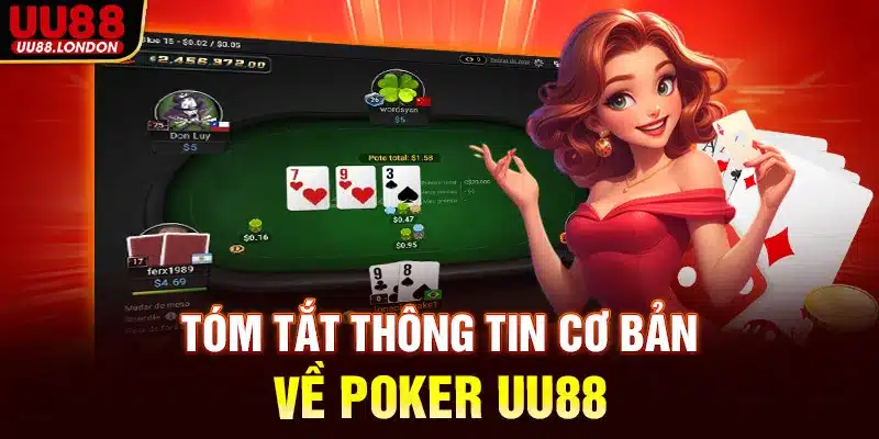Tóm tắt thông tin cơ bản về Poker UU88