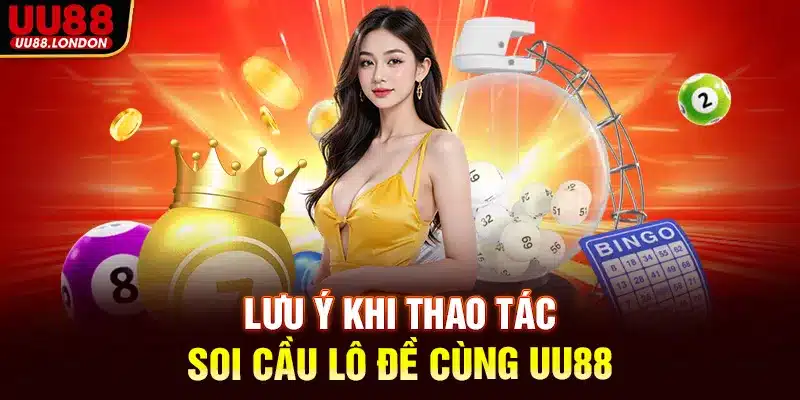 Lưu ý khi thao tác soi cầu lô đề cùng UU88