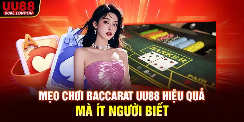 Mẹo chơi Baccarat UU88 hiệu quả mà ít người biết